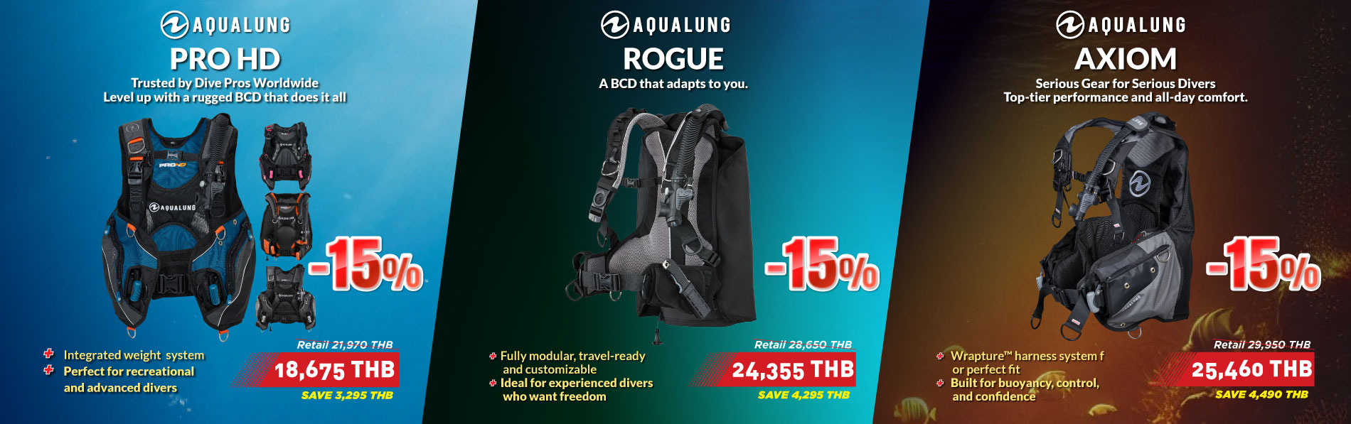 BCDs -15% promotion