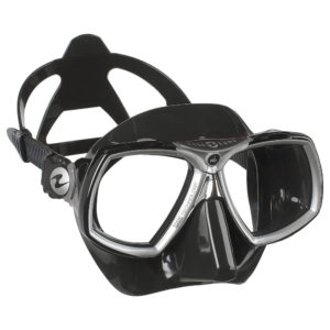 Look 2 dive mask black silver