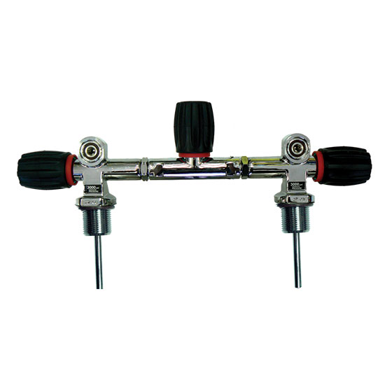 Twin Isolation Valve complete Aquamaster Scuba diving equipment