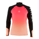 Pink rash guard lady