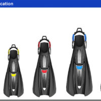AquaLung scuba diving storm fins size chart