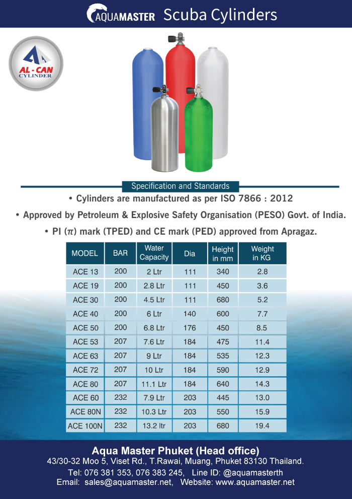Alcan Cylinders Specification
