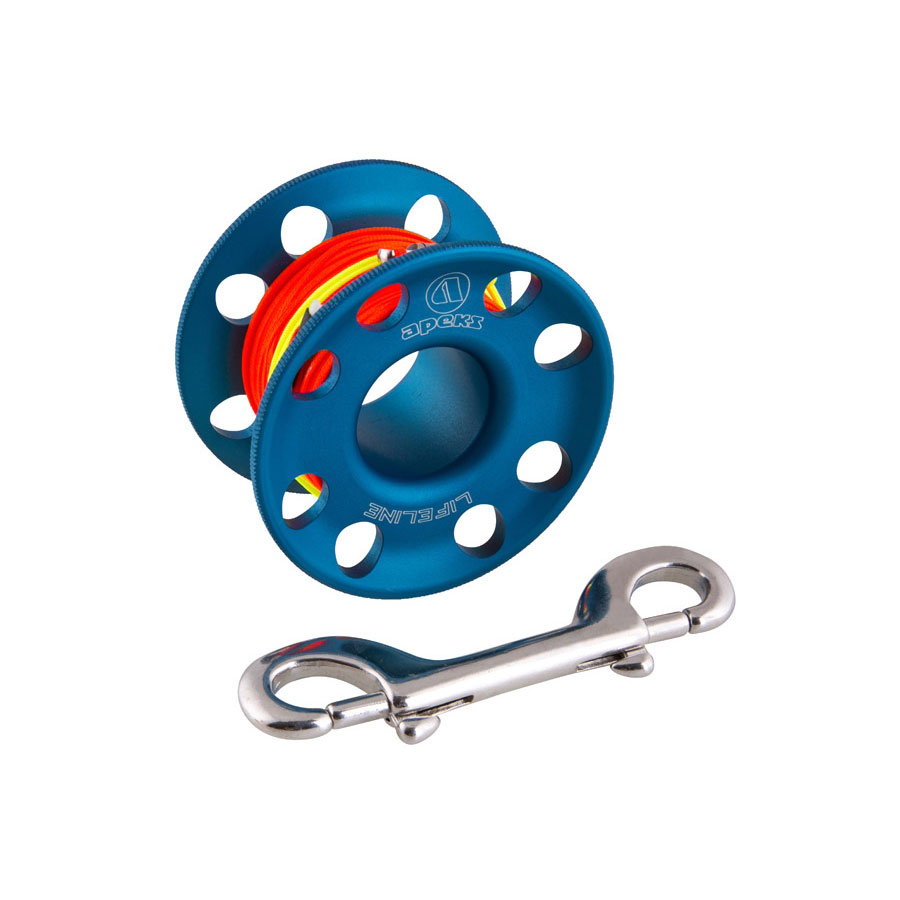 Dive Reel, w/ Lanyard, Brass Snap (30 Meter)