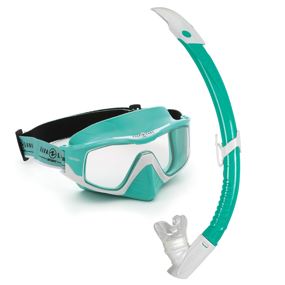Aqualung Snorkeling set Versa Turquoise White