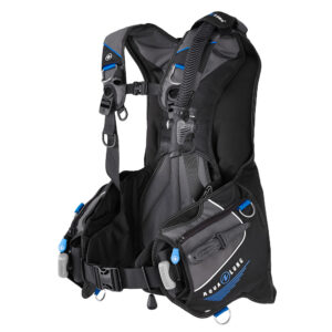 aqualung Axiom scuba diving bcd blue