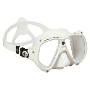 Aqualung Teknika scuba diving mask white sideview