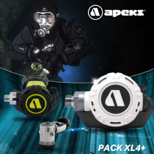 Apeks XL4+ white diving regulator