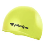 Phelps Classic Silicone Swim Cap Yellow