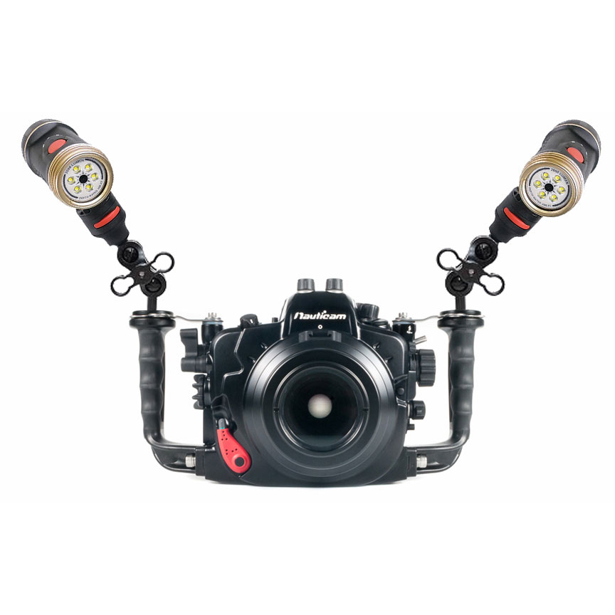 Sealife Flex-Connect Sea Dragon Ball Joint Adapter - Full camera set up