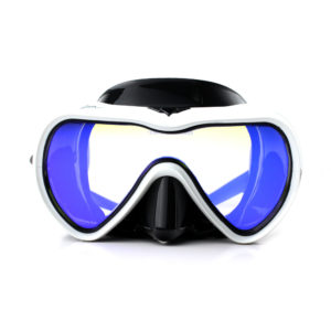 PSI Diving mask Zen Mirror lens white and black