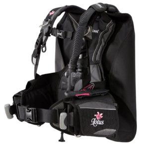 Aqualung Lotus bcd Pink back inflation