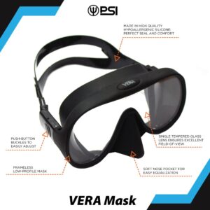 PSI Vera Frameless Mask Features