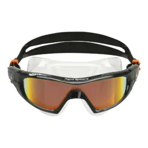 Vista Pro Orange Lenses swimming mask