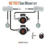 Sidemount tecline regulator set