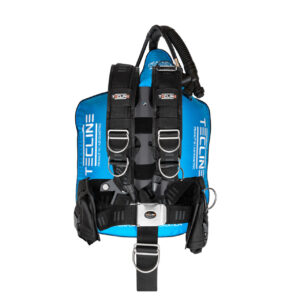 Tecline Peanut 16 travel diving bcd Set Comfort blue