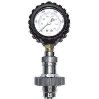 Pressure checker for dive cylinders valve in DIN