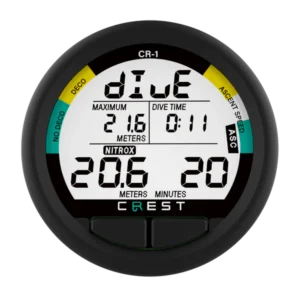 Dive Computer Crest Cr1 front screen
