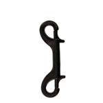 Tecline SS double ender snap 100 mm, black - Military Line