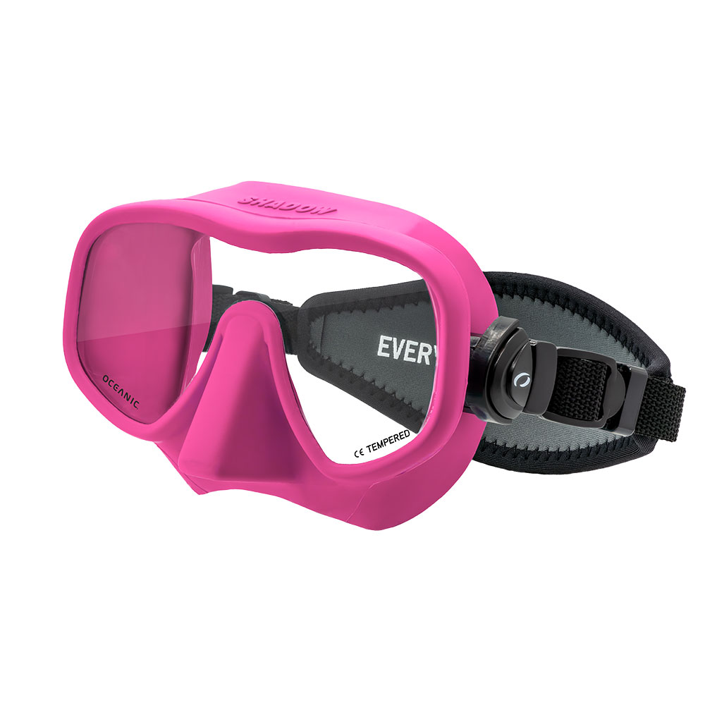 Oceanic Shadow diving mask pink